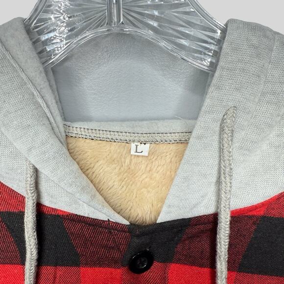 Genesee Brewing Company Plaid Shacket Shirt Jacket - Picture 3 of 7